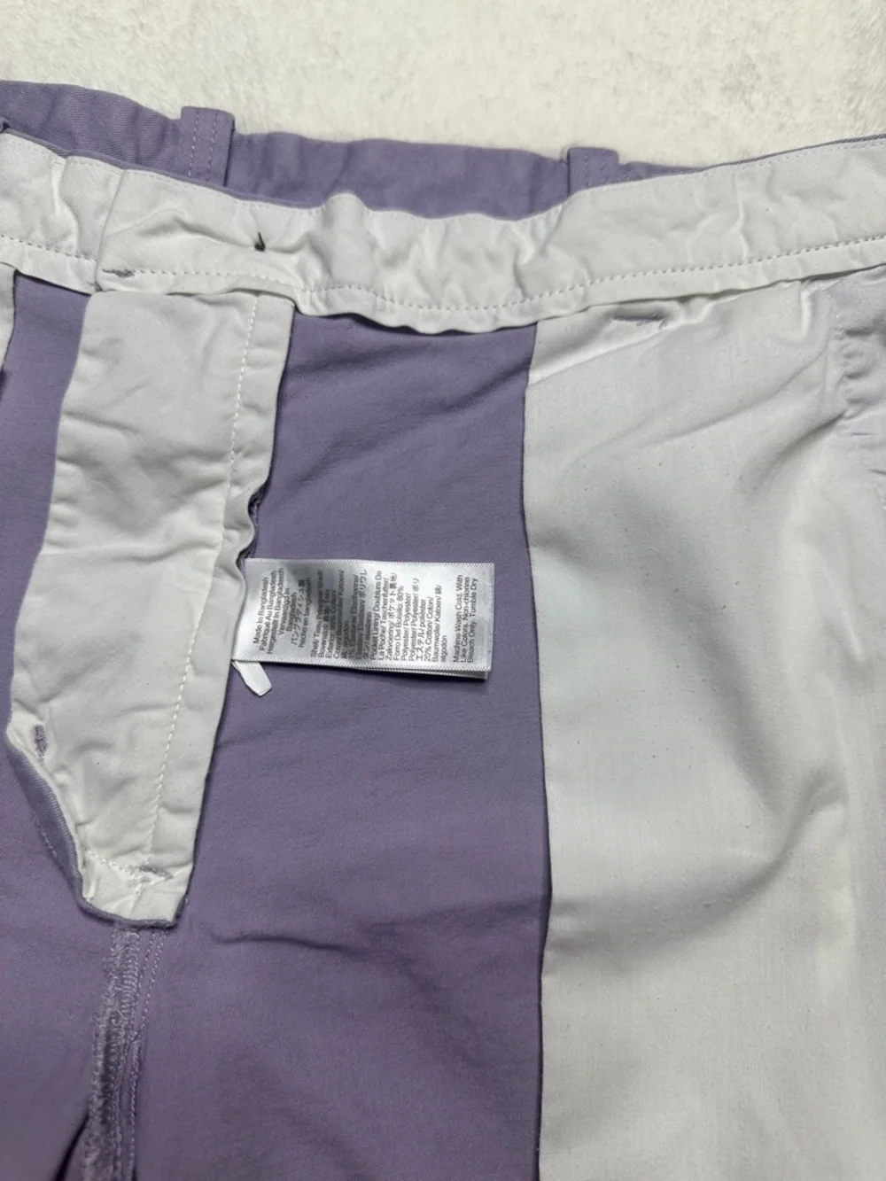J. Crew Men’s Lavender Flat-Front Chino Shorts